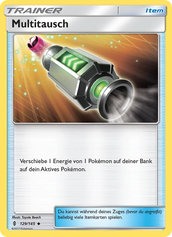Karte Multitausch aus Stunde der Wächter, Nummer 129/145