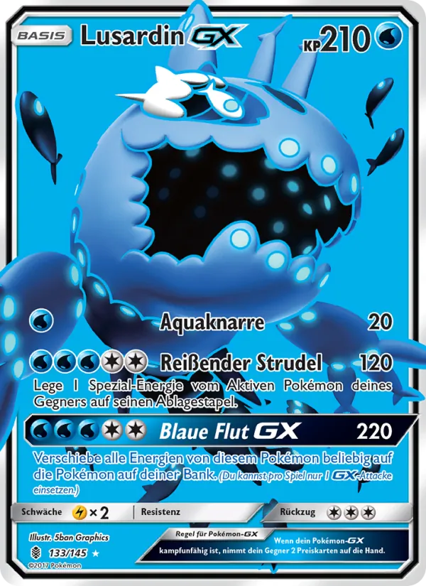 Karte Lusardin GX aus Stunde der Wächter, Nummer 133/145