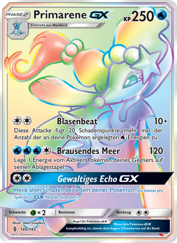 Karte Primarene GX aus Stunde der Wächter, Nummer 149/145