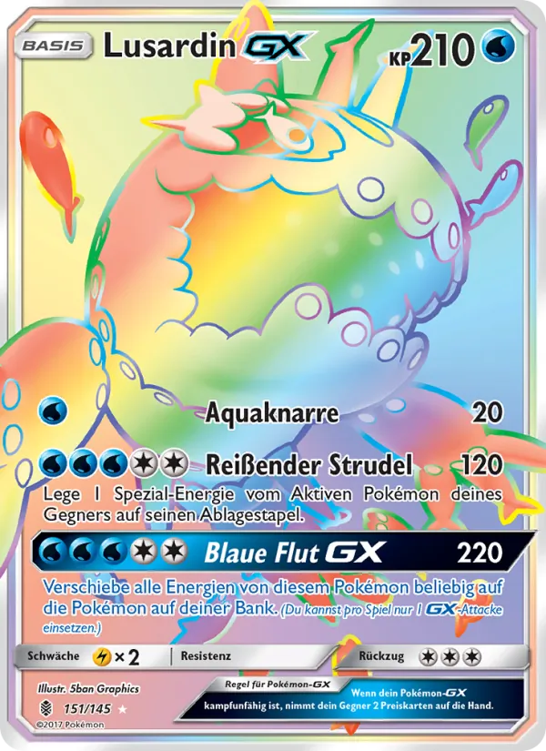 Karte Lusardin GX aus Stunde der Wächter, Nummer 151/145