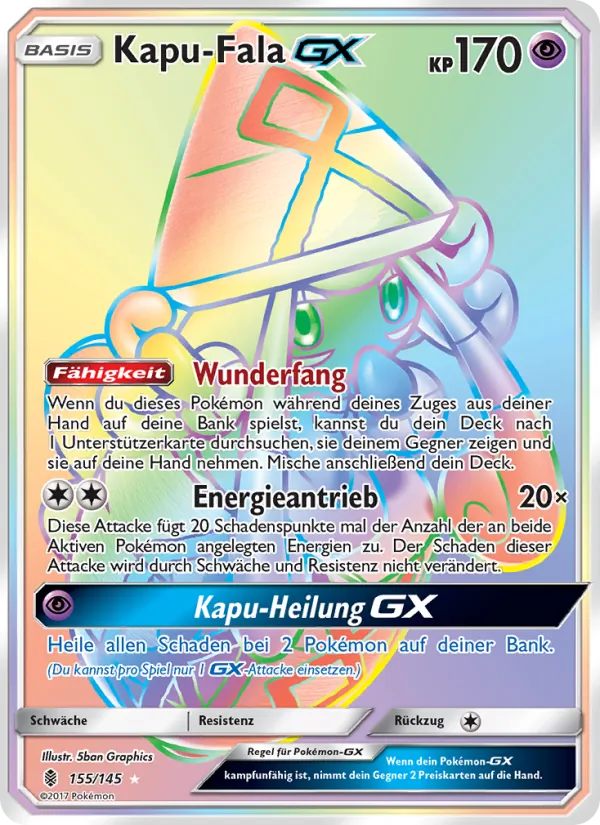Karte Kapu-Fala GX aus Stunde der Wächter, Nummer 155/145