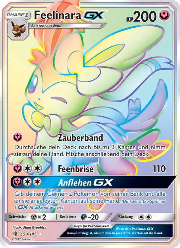 Karte Feelinara GX aus Stunde der Wächter, Nummer 158/145