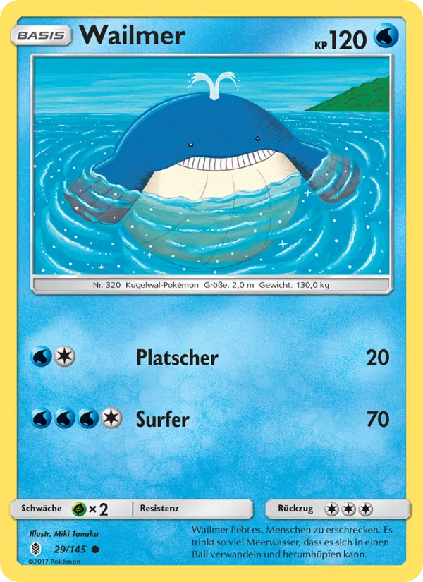 Karte Wailmer aus Stunde der Wächter, Nummer 29/145