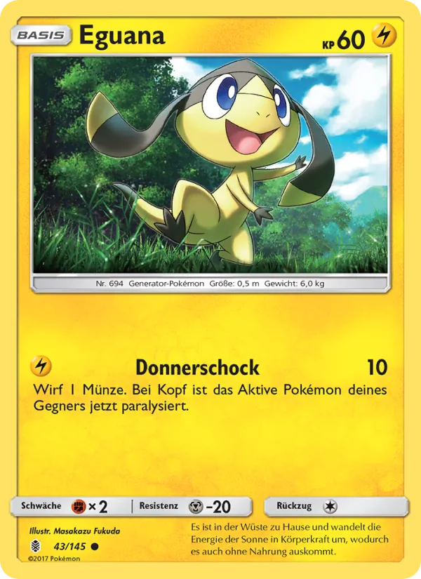 Karte Eguana aus Stunde der Wächter, Nummer 43/145