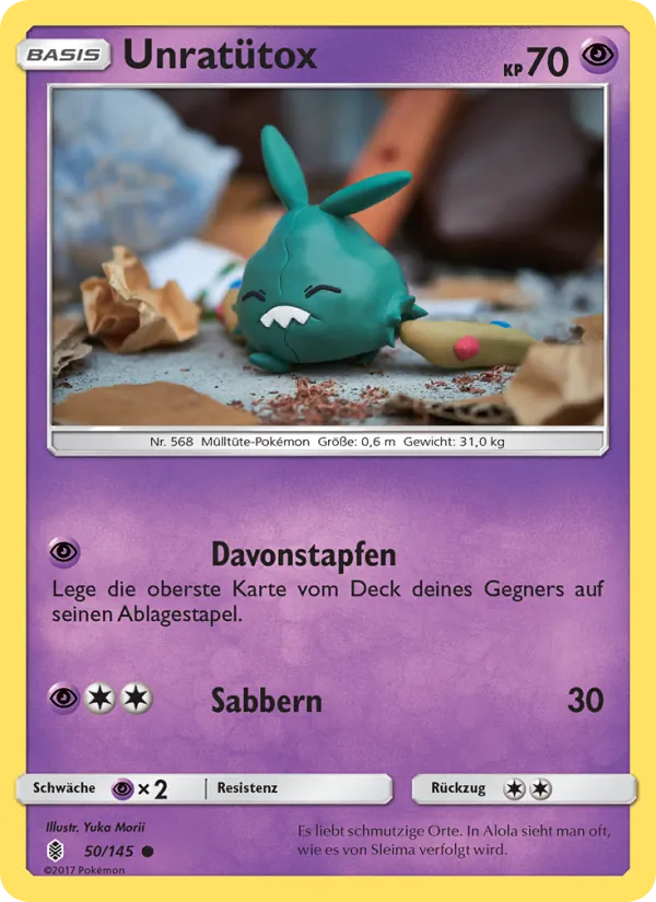 Karte Unratütox aus Stunde der Wächter, Nummer 50/145