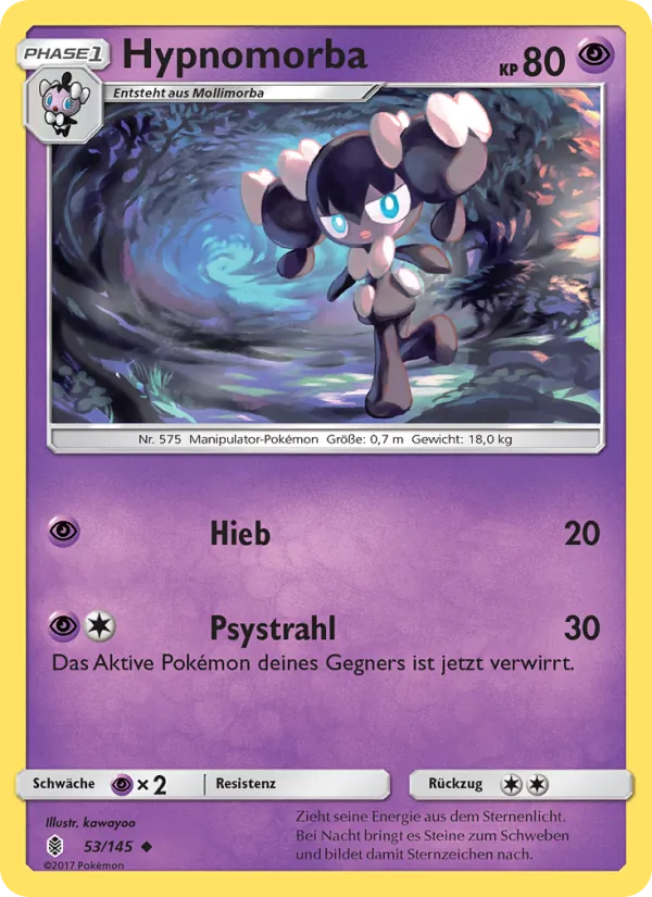 Karte Hypnomorba aus Stunde der Wächter, Nummer 53/145