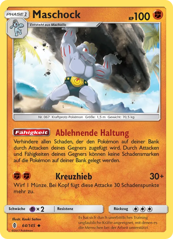 Karte Maschock aus Stunde der Wächter, Nummer 64/145