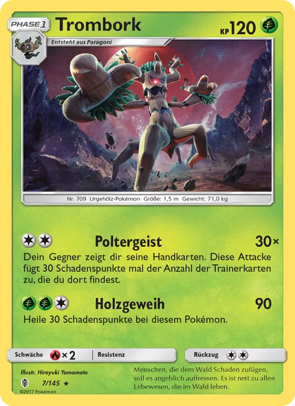 Karte Trombork aus Stunde der Wächter, Nummer 7/145