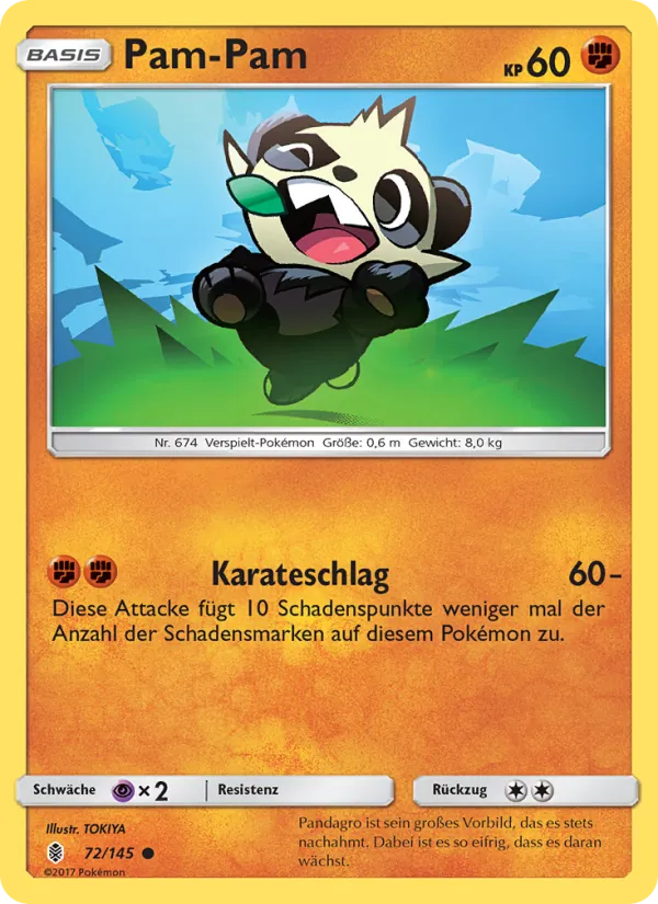 Karte Pam-Pam aus Stunde der Wächter, Nummer 72/145