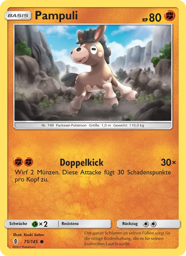 Karte Pampuli aus Stunde der Wächter, Nummer 75/145
