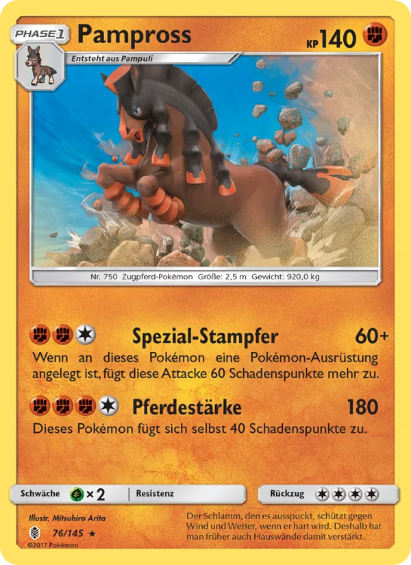 Karte Pampross aus Stunde der Wächter, Nummer 76/145