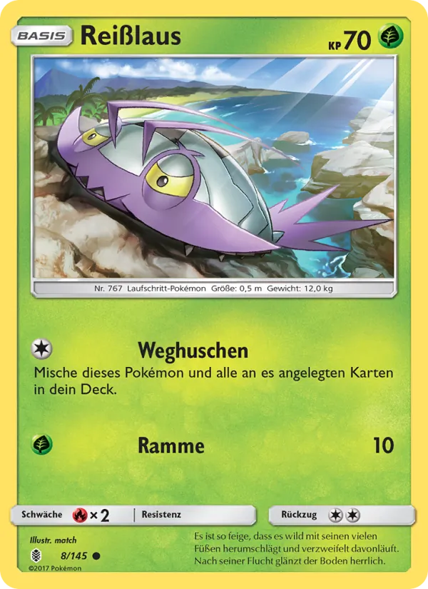 Karte Reißlaus aus Stunde der Wächter, Nummer 8/145