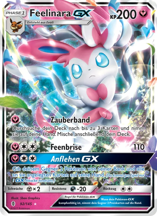 Karte Feelinara GX aus Stunde der Wächter, Nummer 92/145