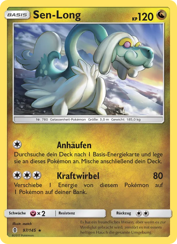Karte Sen-Long aus Stunde der Wächter, Nummer 97/145