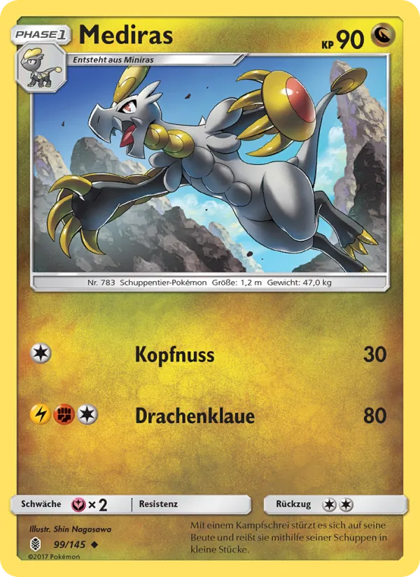Karte Mediras aus Stunde der Wächter, Nummer 99/145