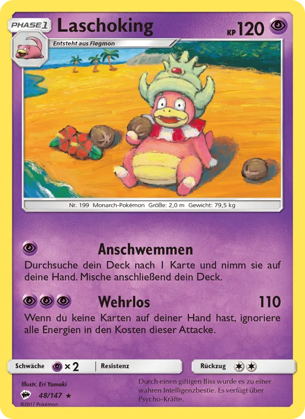 Karte Laschoking aus Nacht in Flammen, Nummer 48/147