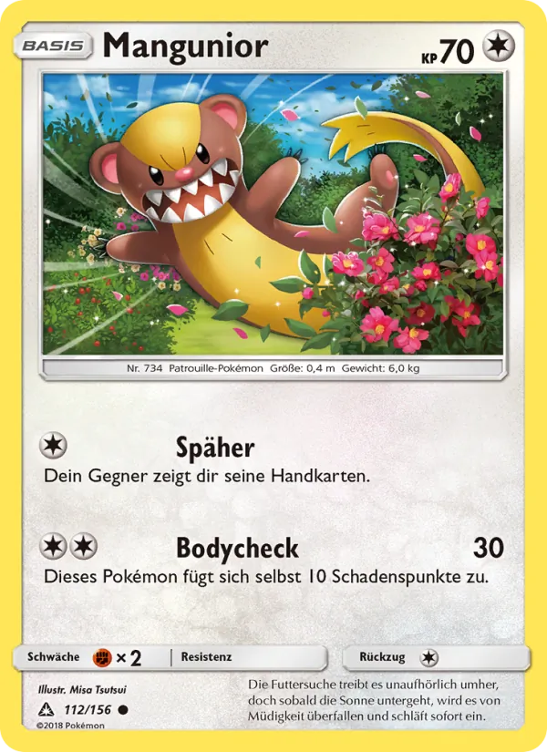 Karte Mangunior aus Ultra-Prisma, Nummer 112/156
