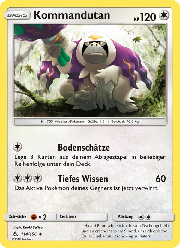 Karte Kommandutan aus Ultra-Prisma, Nummer 114/156