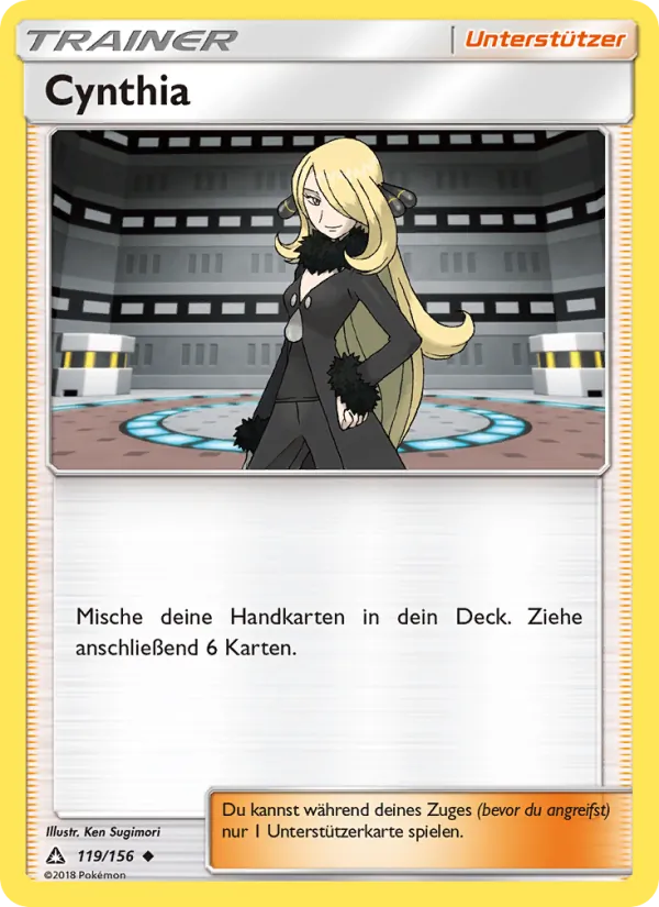 Karte Cynthia aus Ultra-Prisma, Nummer 119/156