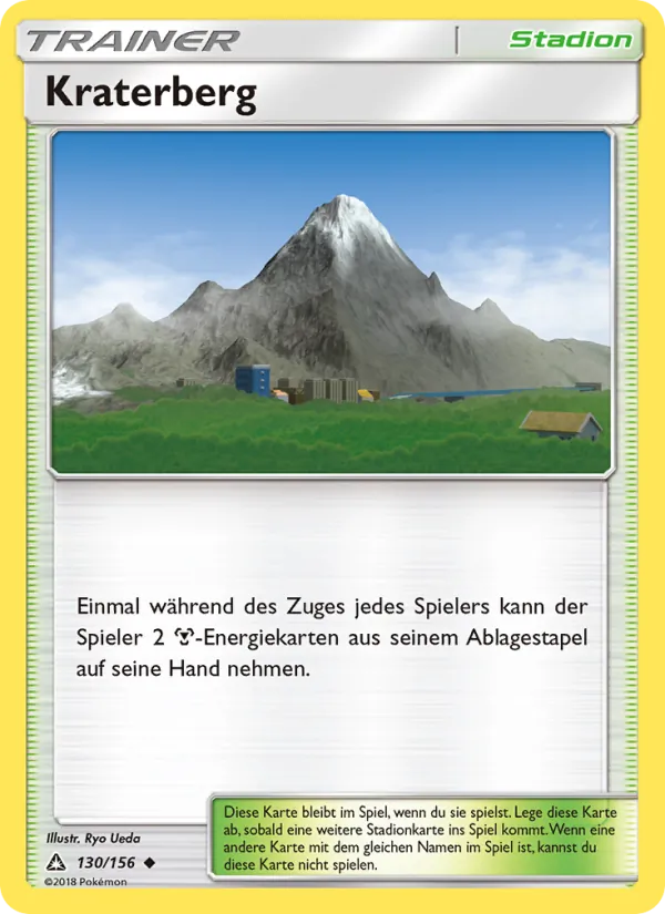 Karte Kraterberg aus Ultra-Prisma, Nummer 130/156