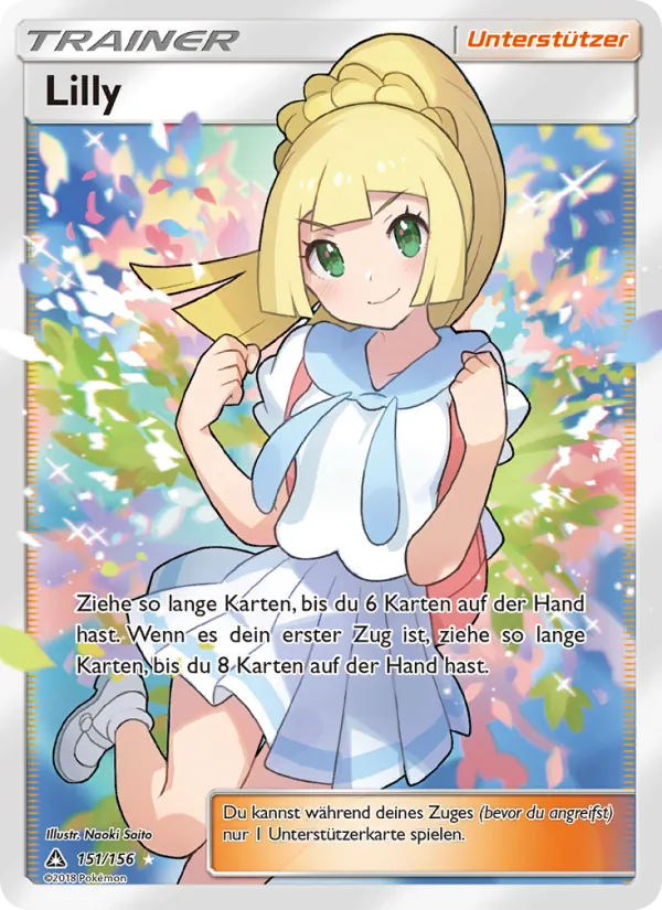 Karte Lilly aus Ultra-Prisma, Nummer 151/156