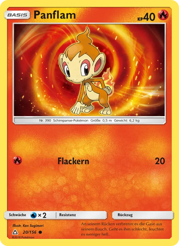 Karte Panflam aus Ultra-Prisma, Nummer 20/156