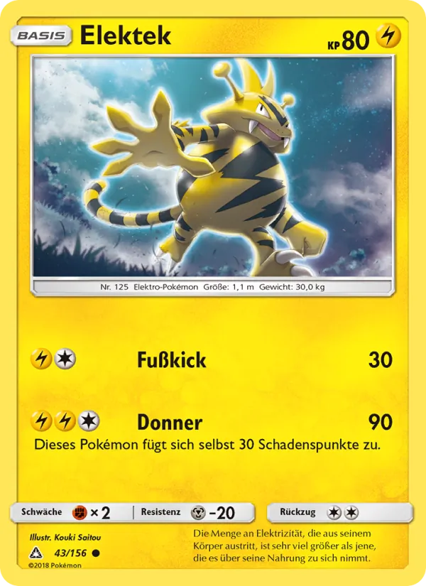 Karte Elektek aus Ultra-Prisma, Nummer 43/156