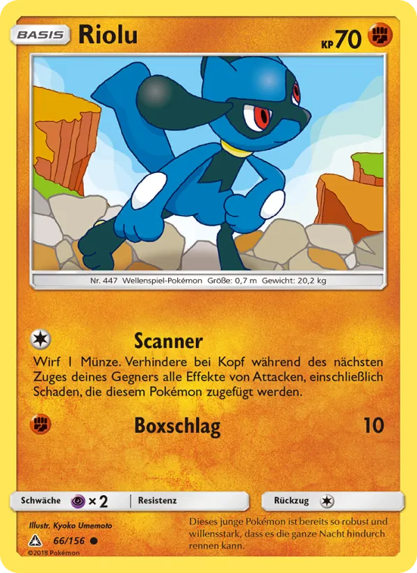 Karte Riolu aus Ultra-Prisma, Nummer 66/156