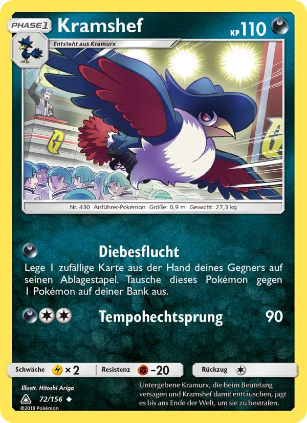 Karte Kramshef aus Ultra-Prisma, Nummer 72/156