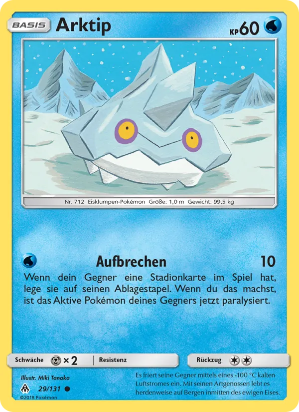 Karte Arktip aus Grauen Der Lichtfinsternis, Nummer 29/131