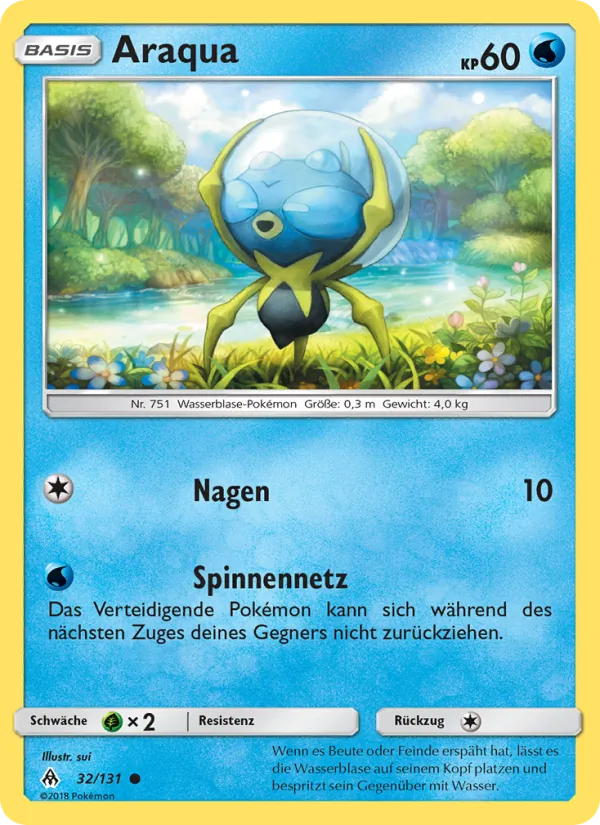 Karte Araqua aus Grauen Der Lichtfinsternis, Nummer 32/131