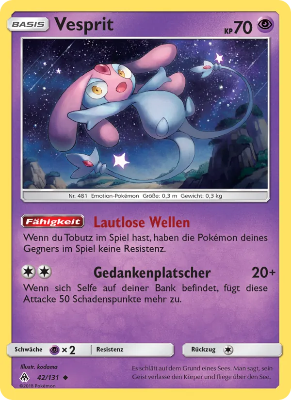 Karte Vesprit aus Grauen Der Lichtfinsternis, Nummer 42/131