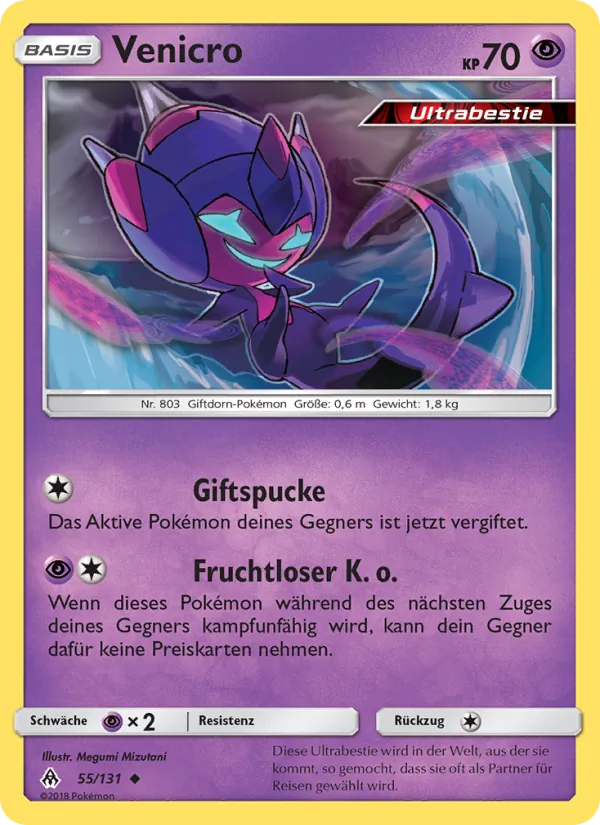 Karte Venicro aus Grauen Der Lichtfinsternis, Nummer 55/131