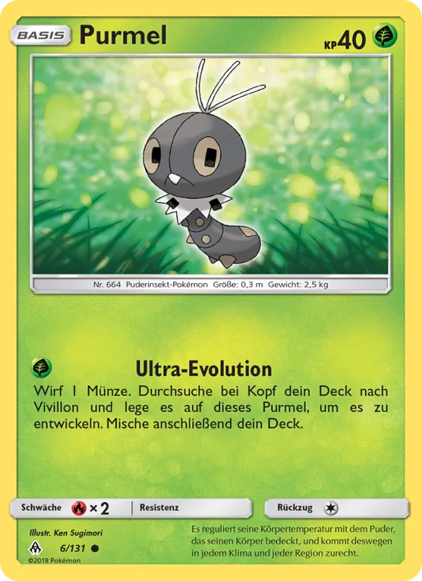 Karte Purmel aus Grauen Der Lichtfinsternis, Nummer 6/131
