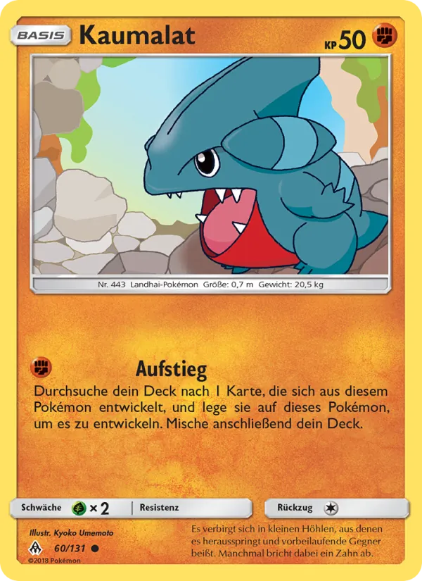 Karte Kaumalat aus Grauen Der Lichtfinsternis, Nummer 60/131