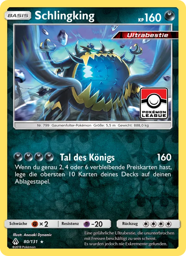 Karte Schlingking aus Grauen Der Lichtfinsternis, Nummer 80/131