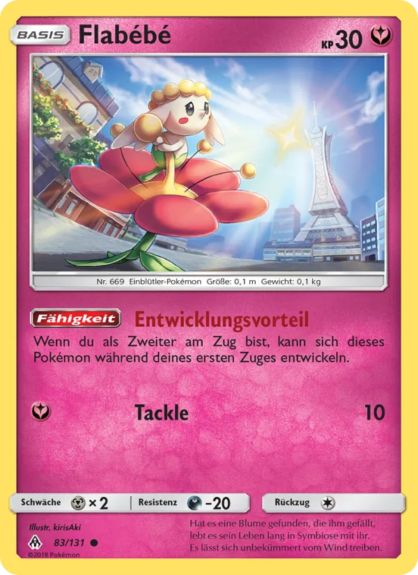 Karte Flabébé aus Grauen Der Lichtfinsternis, Nummer 83/131