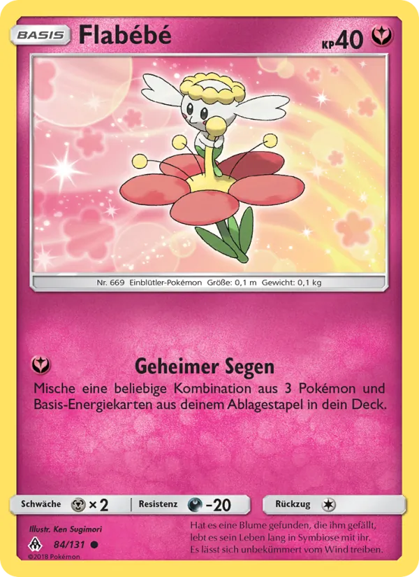 Karte Flabébé aus Grauen Der Lichtfinsternis, Nummer 84/131