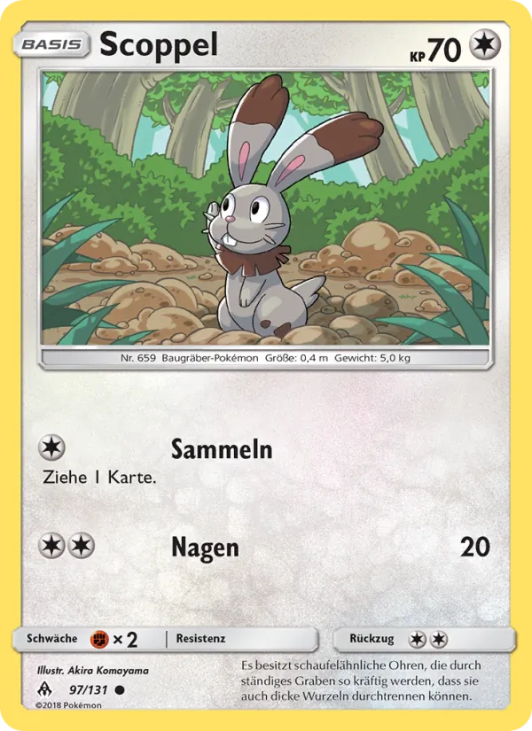 Karte Scoppel aus Grauen Der Lichtfinsternis, Nummer 97/131