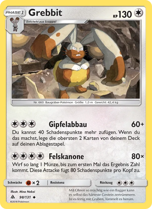Karte Grebbit aus Grauen Der Lichtfinsternis, Nummer 98/131