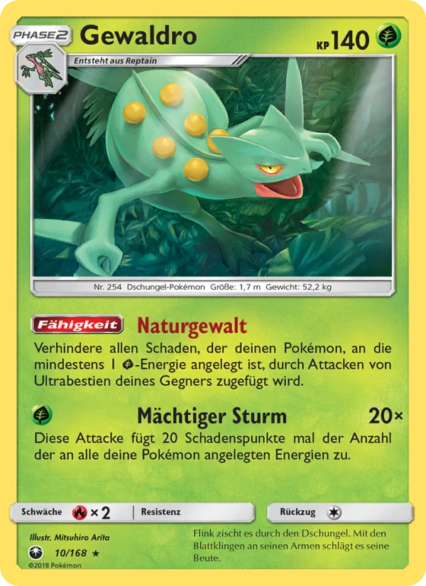 Karte Gewaldro aus Sturm Am Firmament, Nummer 10/168