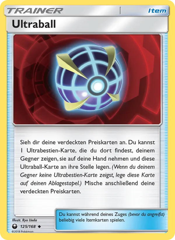 Karte Ultraball aus Sturm Am Firmament, Nummer 125/168