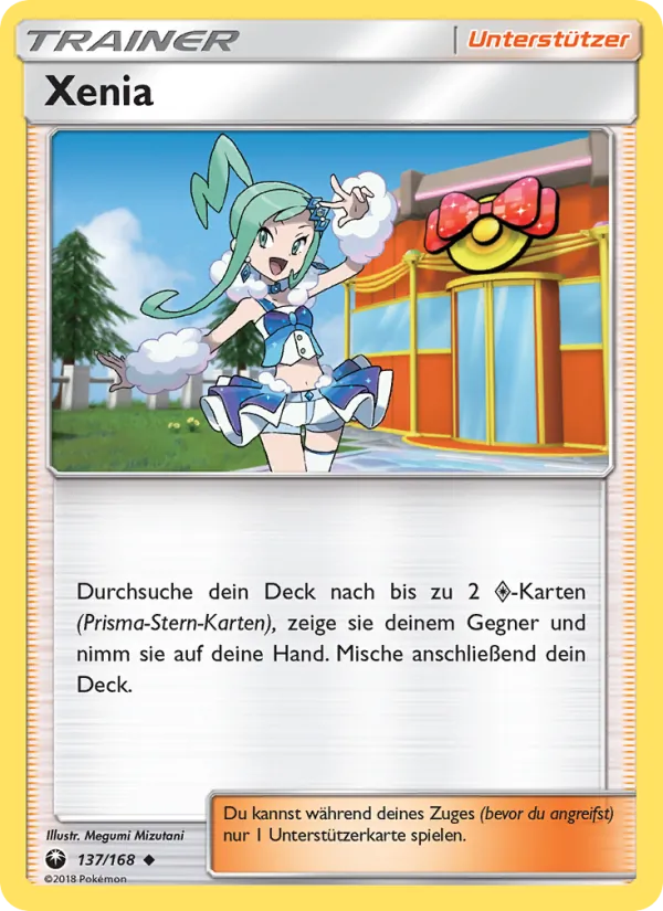 Karte Xenia aus Sturm Am Firmament, Nummer 137/168