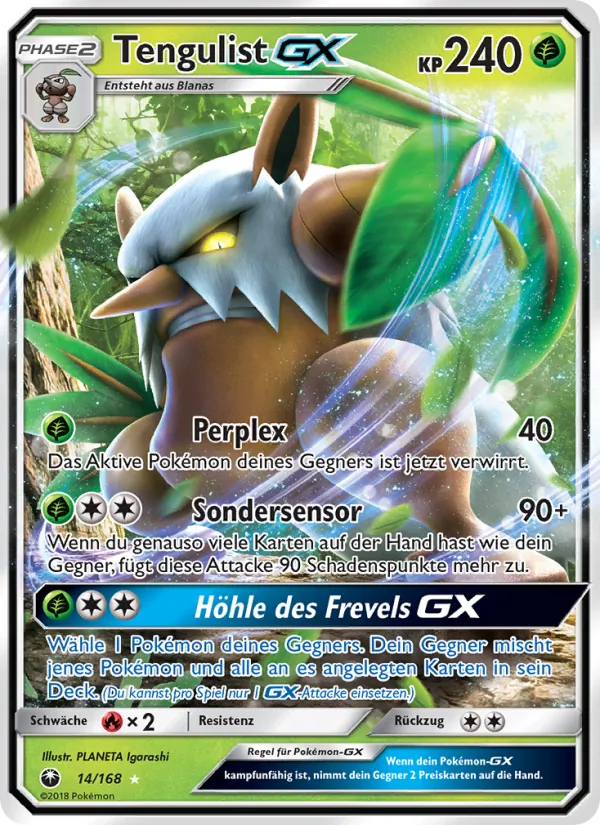 Karte Tengulist GX aus Sturm Am Firmament, Nummer 14/168