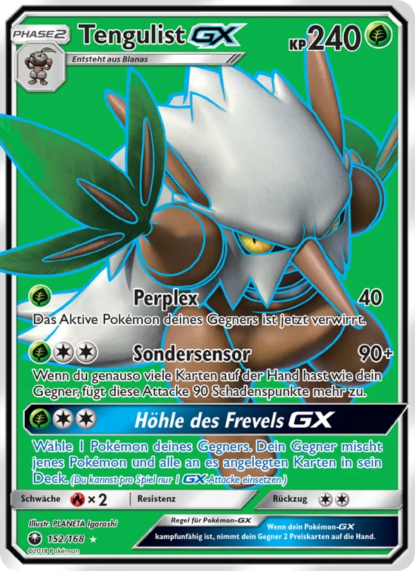 Karte Tengulist GX aus Sturm Am Firmament, Nummer 152/168
