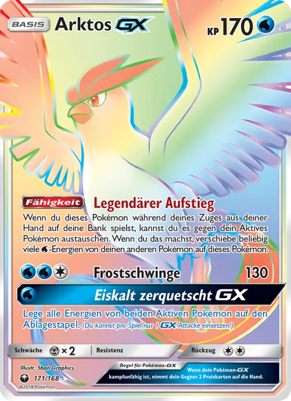 Karte Arktos GX aus Sturm Am Firmament, Nummer 171/168