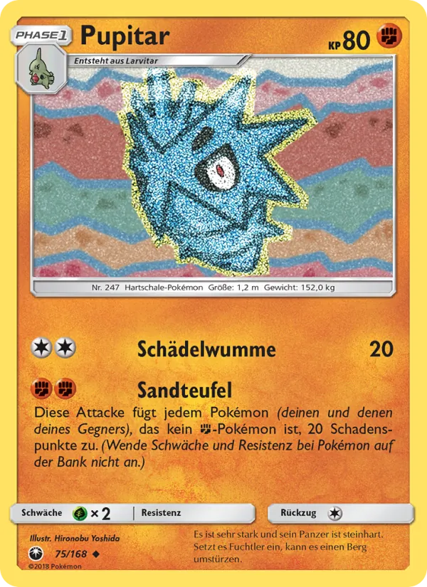 Karte Pupitar aus Sturm Am Firmament, Nummer 75/168