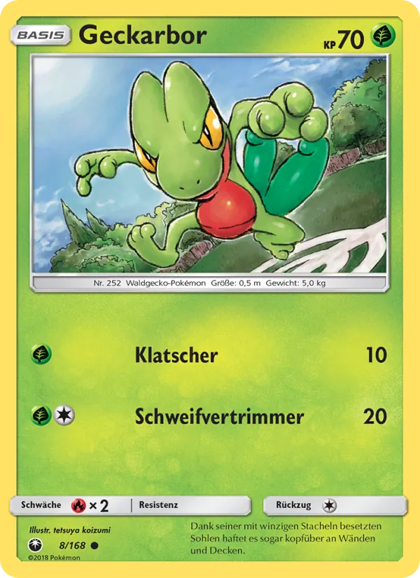 Karte Geckarbor aus Sturm Am Firmament, Nummer 8/168