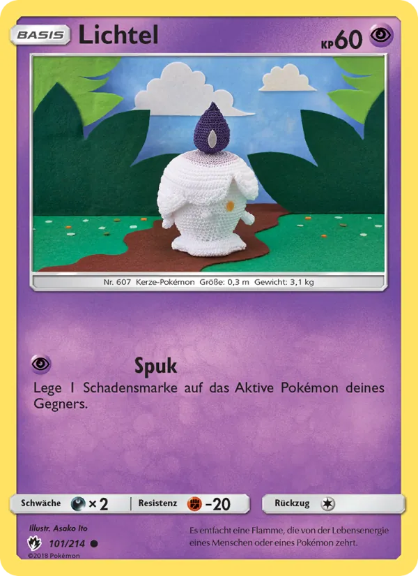Karte Lichtel aus Echo des Donners, Nummer 101/214