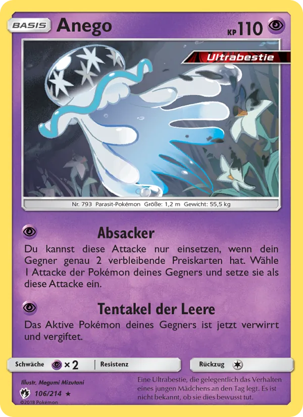 Karte Anego aus Echo des Donners, Nummer 106/214